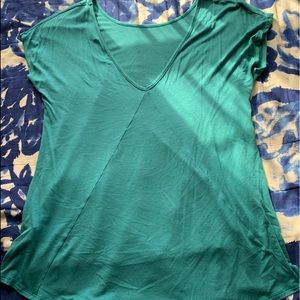 Teal Beyond Yoga tee